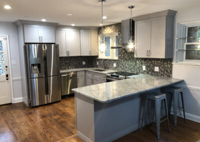 Kitchen Remodel with Custom Wood Flooring