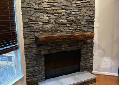 Custom Fireplace and Mantle Work